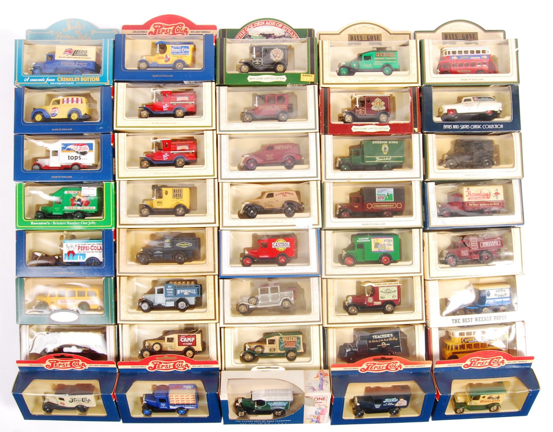COLLECTION OF LLEDO DAYS GONE & RELATED DIECAST MODELS