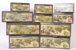 COLLECTION OF CORGI ' UNSUNG HEROES ' BOXED MILITARY DIECAST MODELS