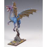 WARHAMMER - DARK ELVES BLACK DRAGON PRO-PAINTED FIGURE