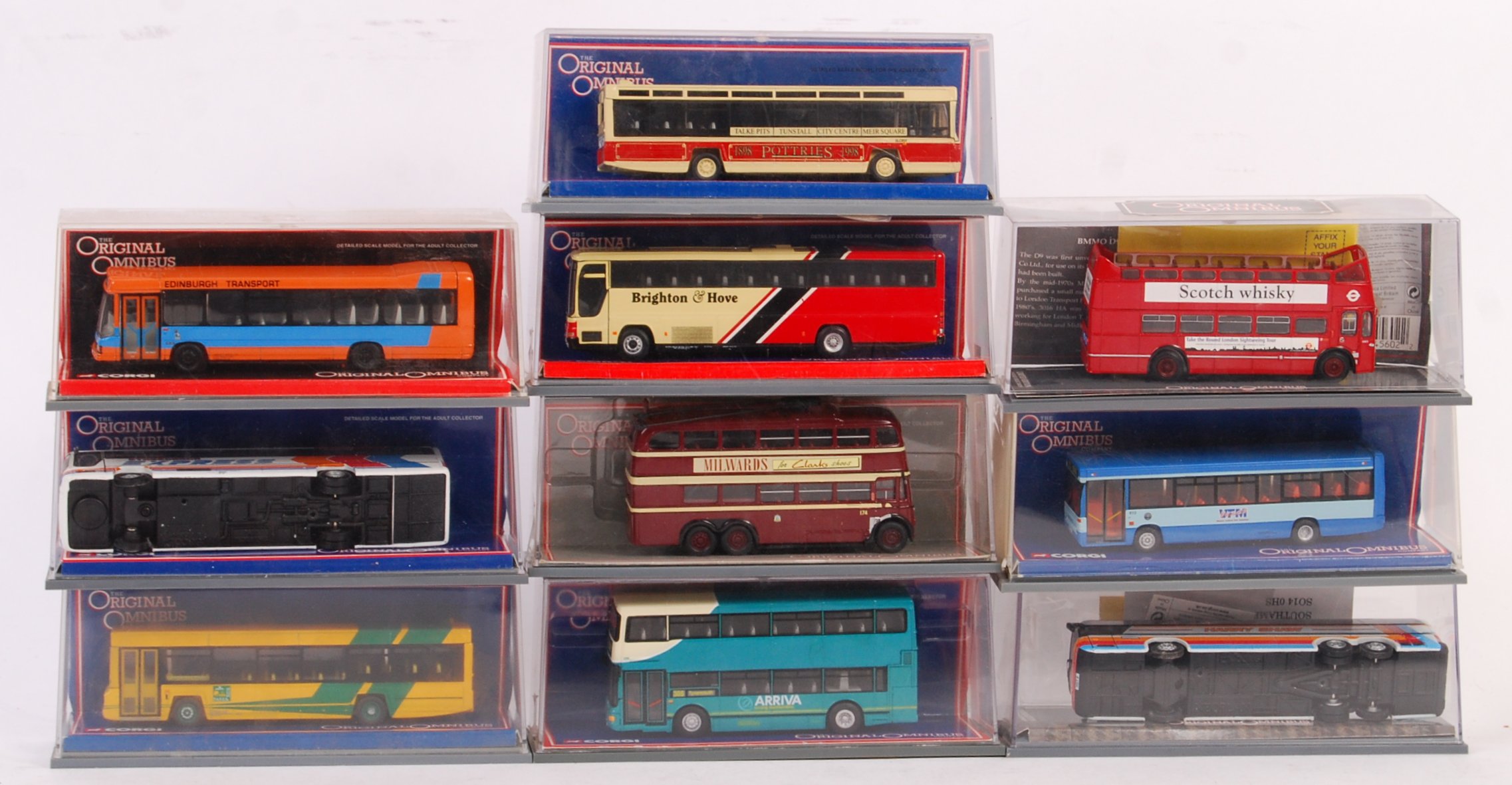 CORGI BUS OPERATORS IN BRITAIN & ORIGINAL OMNIBUS DIECAST MODELS