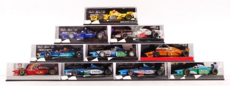 MINICHAMPS 1:43 SCALE DIECAST MODEL FORMULA 1 RACING CARS