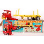 VINTAGE TOPPER TOYS MADE JOHNNY EXPRESS TRACTOR TRAILER