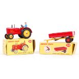 VINTAGE DINKY TOYS DIECAST MODEL TRACTOR & TRAILER BOXED