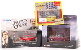 COLLECTION OF BOXED BRITISH TV RELATED DIECAST MODELS