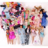 ASSORTED MATTEL MADE BARBIE DOLL FIGURES AND CLOTHES