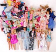 ASSORTED MATTEL MADE BARBIE DOLL FIGURES AND CLOTHES