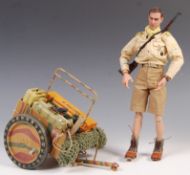 1/6 SCALE COLLECTION - WWII GERMAN SUPPORT TRAILER & FIGURE