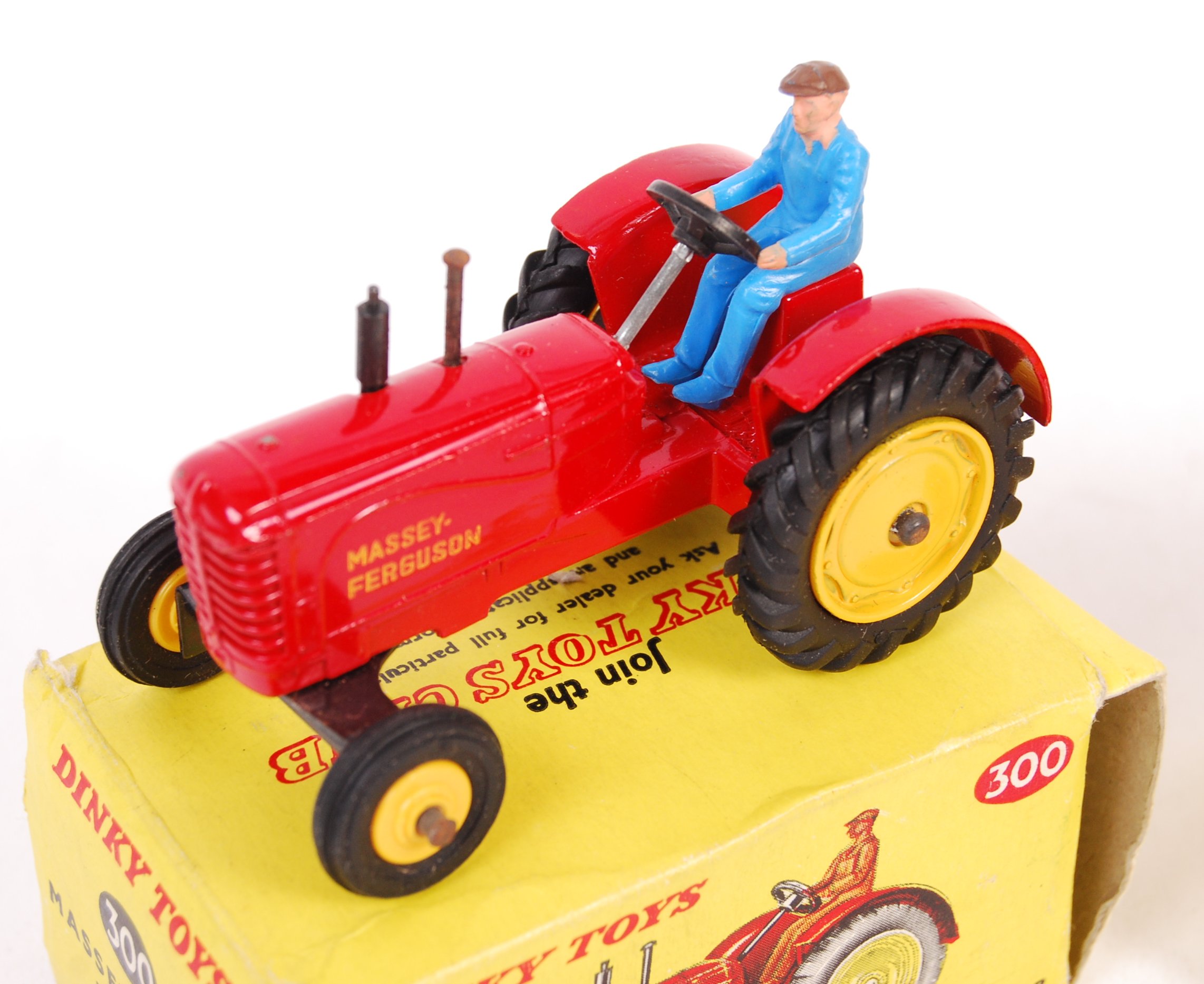 VINTAGE DINKY TOYS DIECAST MODEL TRACTOR & TRAILER BOXED - Image 2 of 5