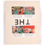 RARE HULTON PRESS DAN DARE EAGLE COMICS ARTWORK