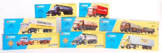 COLLECTION OF CORGI CLASSICS BOXED DIECAST MODEL HAULIERS