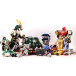 ASSORTED BAN DAI MMPR MIGHTY MORPHIN POWER RANGERS TOYS