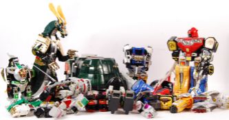 ASSORTED BAN DAI MMPR MIGHTY MORPHIN POWER RANGERS TOYS