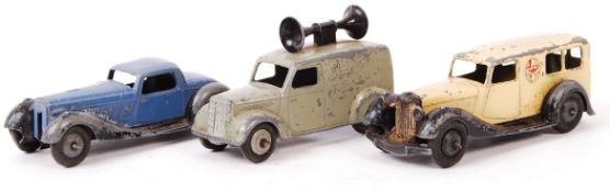 COLLECTION OF EARLY VINTAGE DINKY TOYS DIECAST MODELS