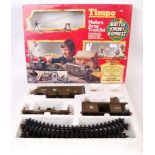 ORIGINAL VINTAGE RARE TIMPO ' MODERN ARMY TRAINSET ' BOXED