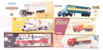 ASSORTED CORGI BOXED HAULIERS / HAULAGE RELATED DIECAST MODELS