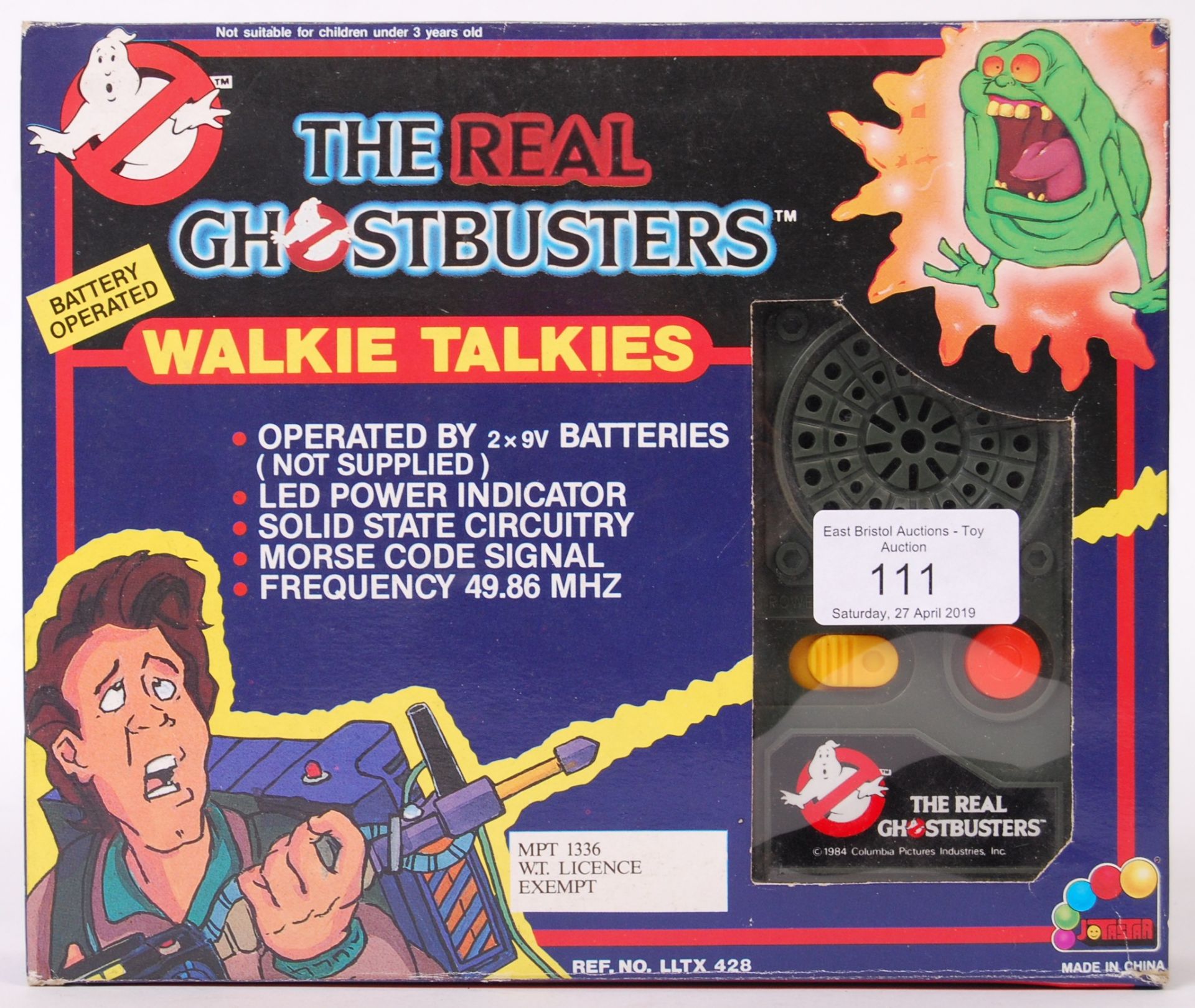 JOTASTAR THE REAL GHOSTBUSTERS ' WALKIE TALKIES ' PLAYSET