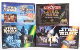 ASSORTED BOXED STAR WARS BOARD GAMES / PLAYSETS