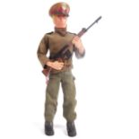 VINTAGE PALITOY ACTION MAN SOLDIER FIGURE - WITH OUTFIT