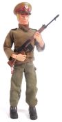 VINTAGE PALITOY ACTION MAN SOLDIER FIGURE - WITH OUTFIT