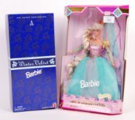 TWO BOXED MATTEL MADE BARBIE DOLLS - WINTER VELVET & RAPUNZEL