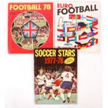 VINTAGE FOOTBALL STICKER BOOKS FIGURINE PANINI AND F.K.S