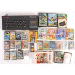 VINTAGE SINCLAIR ZX SPECTRUM 128K GAMES CONSOLE & GAMES