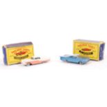 TWO VINTAGE MATCHBOX MOKO LESNEY BOXED DIECAST MODELS