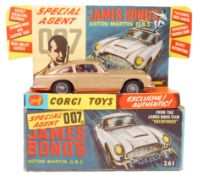 VINTAGE CORGI JAMES BOND ASTON MARTIN 261 DIECAST MODEL