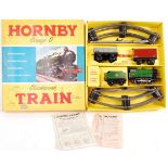 RARE HORNBY CLOCKWORK 0 GAUGE RAILWAY TRAIN SET CLOCKWORK