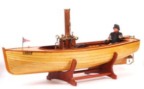 INCREDIBLE RADIO CONTROLLED LIVE STEAM MODEL BOAT ' ANNIE '