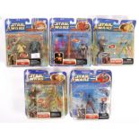 HASBRO STAR WARS ATTACK OF THE CLONES DOUBLE ACTION FIGURE SETS