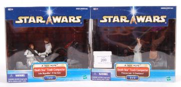 TWO RARE HASBRO STAR WARS A NEW HOPE ACTION FIGURE PLAYSETS