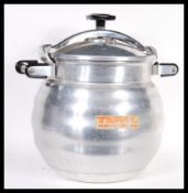 A vintage 20th Century retro Tefal pressure cooker