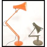 A pair of vintage retro 20th Century anglepoise in