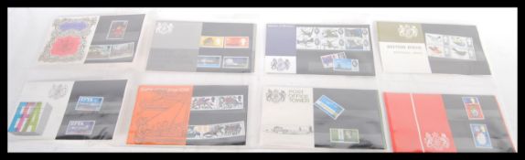 GB Stamps. Early Presentation Packs (8):'65 Battle