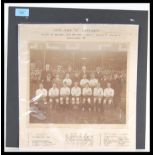 FOOTBALL photograph. 1920 Ireland v England played