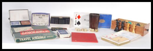 A collection of vintage 20th Century board games a