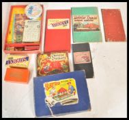 COLLECTION OF 1950'S BOARD GAMES AND TOYS