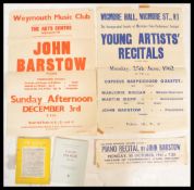 A group of 1960's Classical Music related ephemera