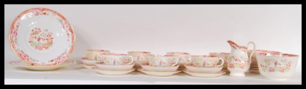 A Victorian 19th Century English Staffordshire tea