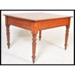 A 19th Century Victorian pine kitchen / dining tab