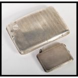 An early 20th Century hallmarked silver Art Deco c