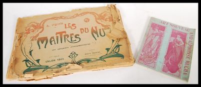 A collection of early 20th Century french Art Nouv