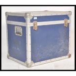 A vintage retro 20th Century large flight case ste