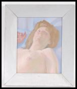 A 20th Century oil on canvas painting nude still l