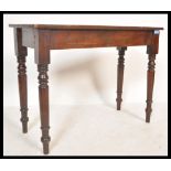 A Victorian 19th century mahogany writing table de