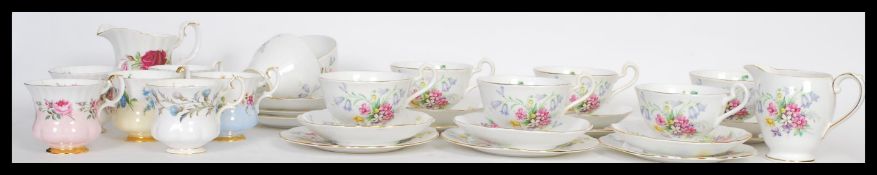 A collection of 20th Century tea sets to include,