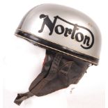 RARE VINTAGE 1960'S ' THE CRUISER ' NORTON MOTORCYCLE HELMET