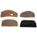 COLLECTION OF WWII SECOND WORLD WAR UNIFORM CAPS