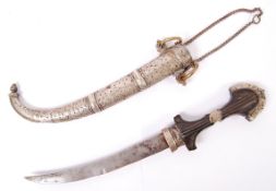 19TH CENTURY BERBER / MOROCCAN KOUMMYA / JAMBIYA (DAGGER)